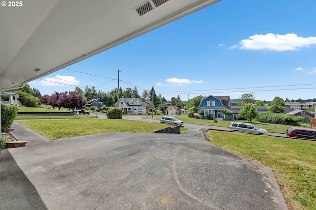 110 N Dean St, Coquille, OR 97423 - view of asphalt driveway featuring a residential view