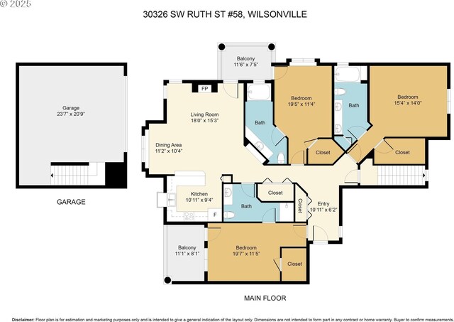 30326 SW Ruth St Unit 58, Wilsonville, OR 97070 - plan