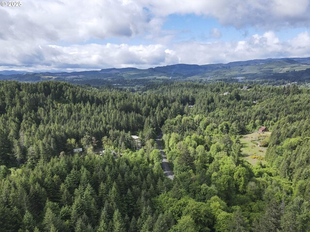 18570 Oakdale Rd, Dallas, OR 97338 - bird's eye view of a forest and a mountain backdrop
