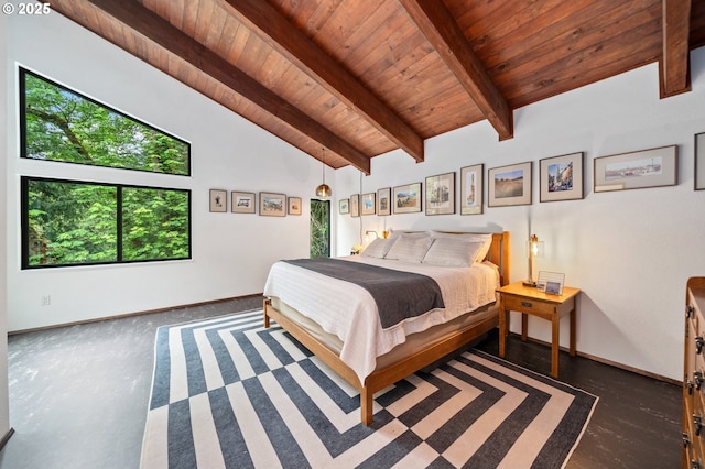 3777 Parkwood Way W, Linn, OR 97068 - bedroom with wood ceiling and baseboards