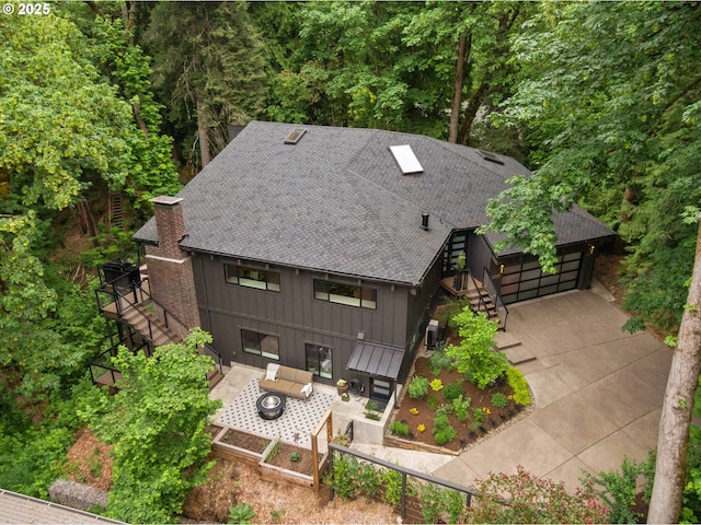 3777 Parkwood Way W, Linn, OR 97068 - aerial view of property and surrounding area