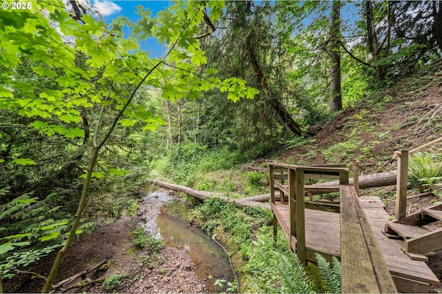 3777 Parkwood Way W, Linn, OR 97068 - view of yard featuring a wooded view