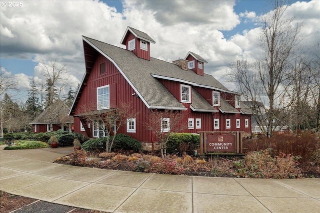 view of side of property