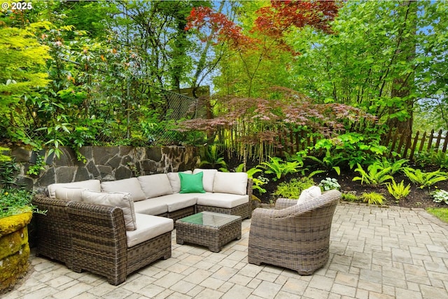 9990 SW Morrison St, Portland, OR 97225 - view of patio featuring outdoor lounge area