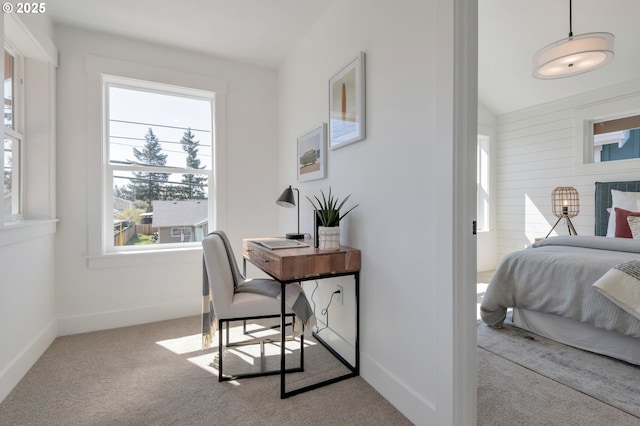 7257 SE Duke St Unit 3, Portland, OR 97206 - home office with carpet flooring and baseboards