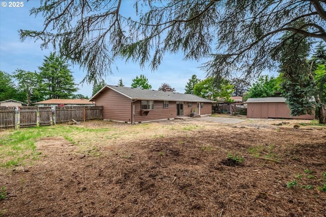 10700 NE 46th St, Vancouver, WA 98682 - rear view of house with a patio and an outdoor structure