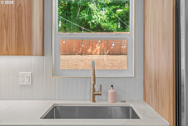 12718 SE 28th Ave, Milwaukie, OR 97222 - kitchen view of a sink and light stone countertops