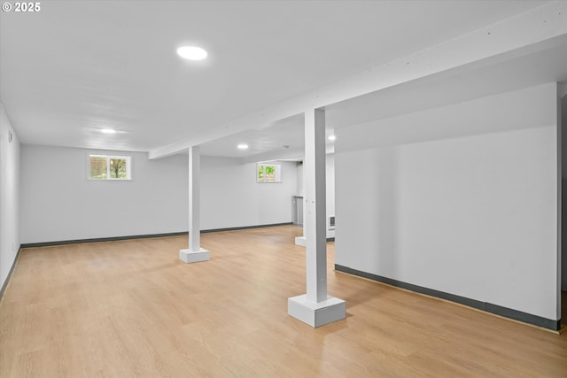 12718 SE 28th Ave, Milwaukie, OR 97222 - below grade area with recessed lighting and light wood finished floors