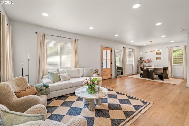 12718 SE 28th Ave, Milwaukie, OR 97222 - living room with recessed lighting and light wood finished floors