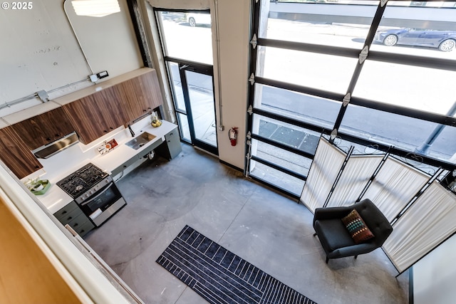 view of unfurnished living room