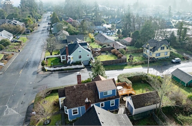 birds eye view of property featuring a residential view