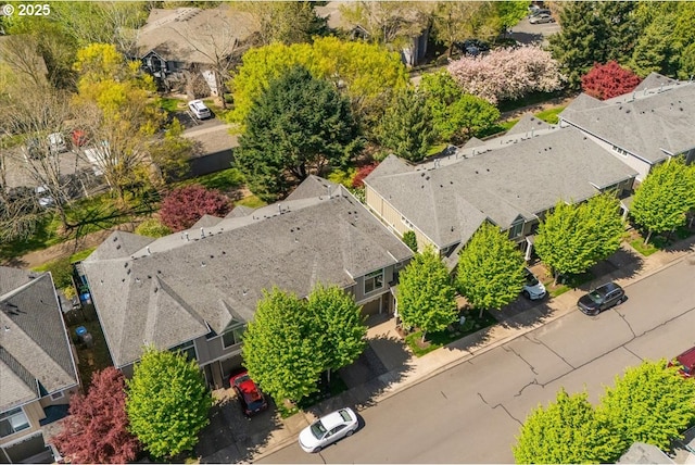 drone / aerial view featuring a residential view