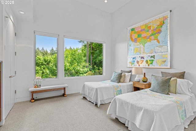 4140 NW Thunder Crest Rd, Portland, OR 97229 - bedroom with carpet floors and recessed lighting