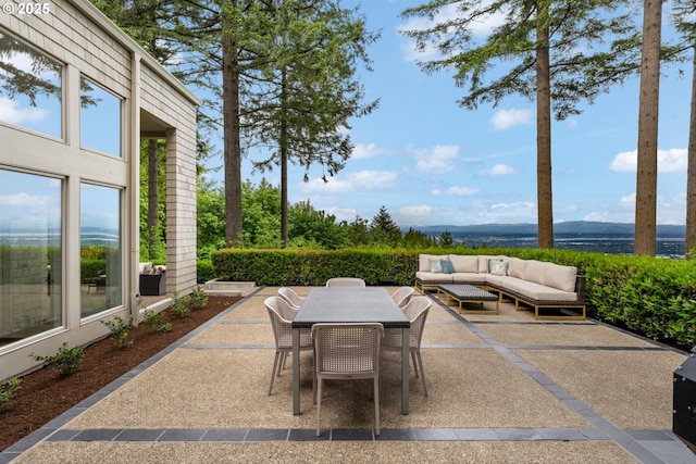 4140 NW Thunder Crest Rd, Portland, OR 97229 - view of patio / terrace with an outdoor hangout area and outdoor dining space