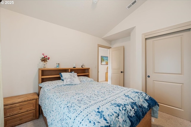 17544 SW Keystone Ct, Beaverton, OR 97007 - carpeted bedroom featuring vaulted ceiling and a closet