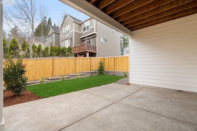 2901 NW 114th Ter, Portland, OR 97229 - fenced backyard featuring a patio and a residential view