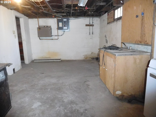 84105 Winesap Rd, Milton-Freewater, OR 97862 - basement featuring electric panel