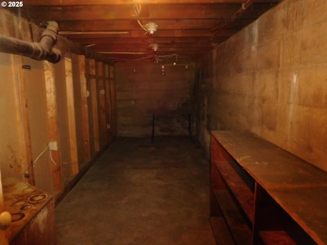 84105 Winesap Rd, Milton-Freewater, OR 97862 - view of unfinished basement