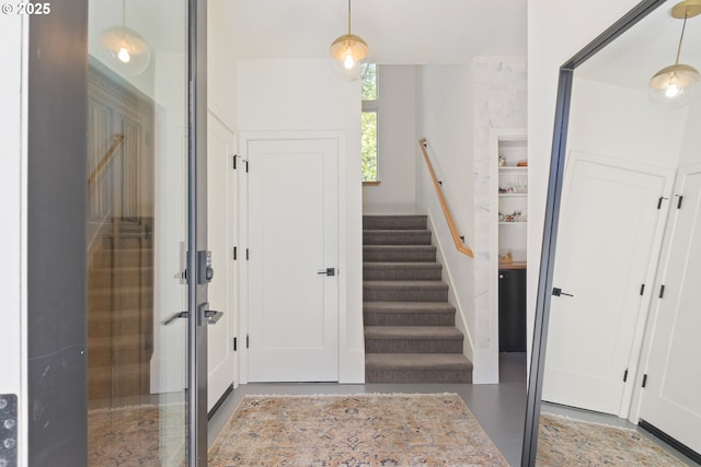 entrance foyer with stairway