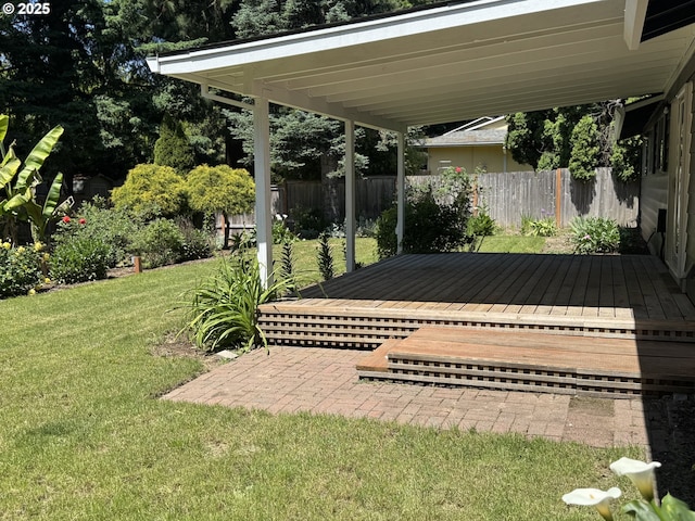 2420 Margery St, West Linn, OR 97068 - view of yard featuring a deck and a patio