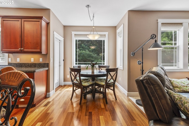 12919 NE 37th Ct, Vancouver, WA 98686 - dining space with light wood-style floors and baseboards