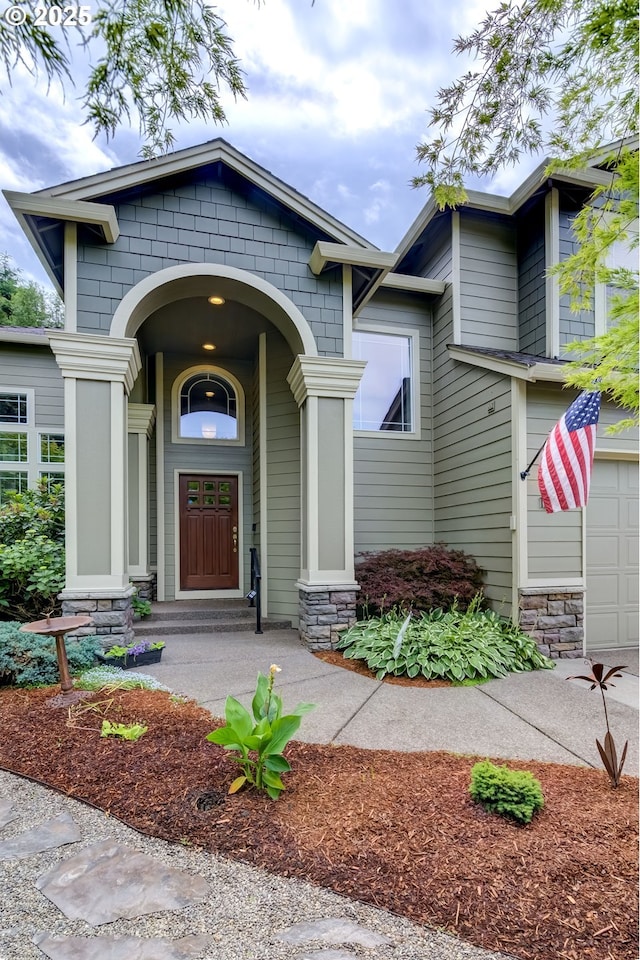 12919 NE 37th Ct, Vancouver, WA 98686 - view of front facade with a garage