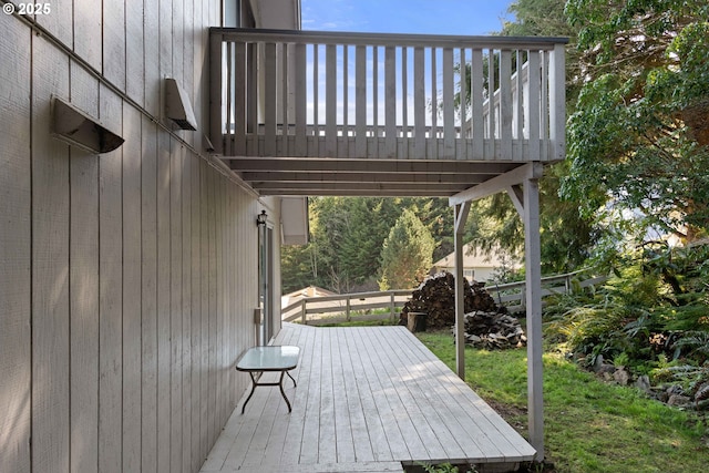 view of deck