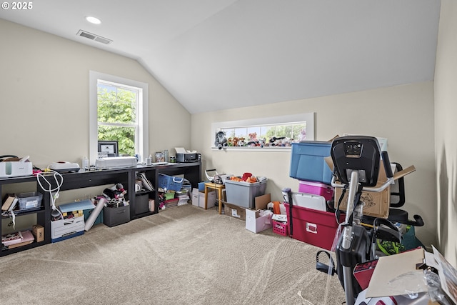 245 NE Balm St, Sheridan, OR 97378 - carpeted office space with lofted ceiling