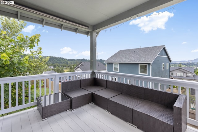 3678 Snowberry Rd, Eugene, OR 97403 - deck with an outdoor hangout area