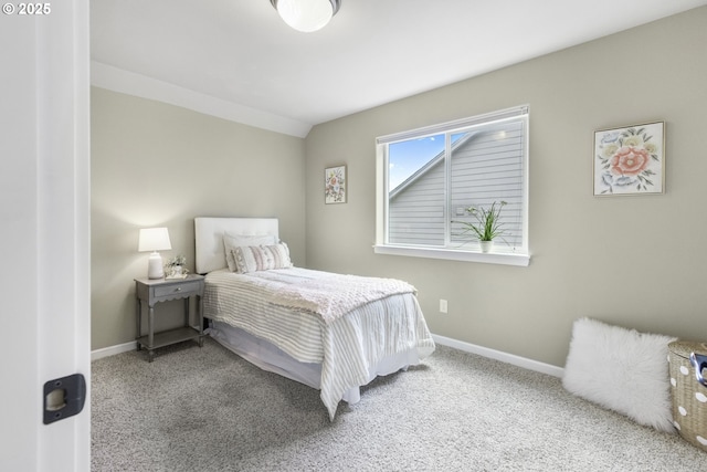 3678 Snowberry Rd, Eugene, OR 97403 - carpeted bedroom featuring baseboards and lofted ceiling