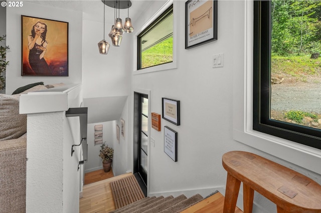 19919 SE Borges Rd, Damascus, OR 97089 - stairs featuring wood finished floors
