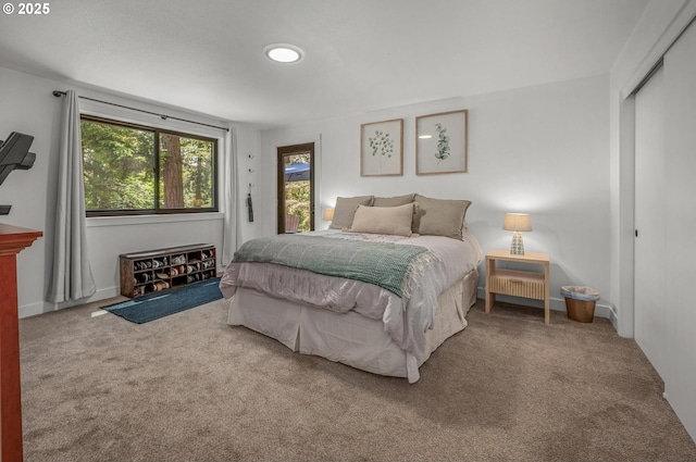 19919 SE Borges Rd, Damascus, OR 97089 - bedroom featuring carpet, a closet, and recessed lighting