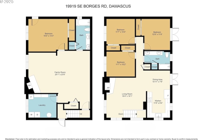 19919 SE Borges Rd, Damascus, OR 97089 - room layout