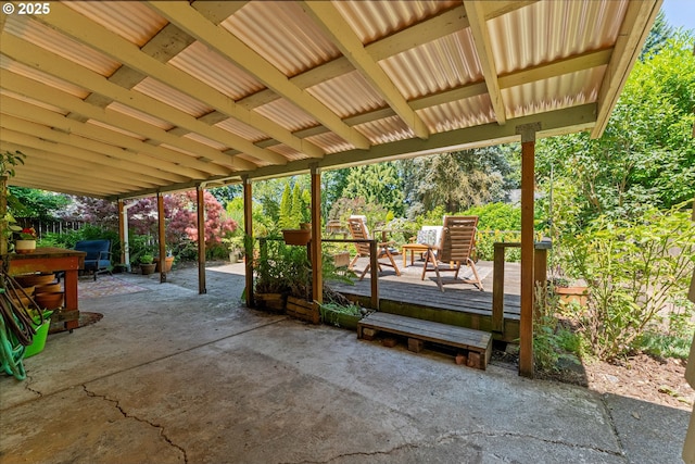 16511 NE Wasco St, Portland, OR 97230 - view of patio / terrace featuring a wooden deck