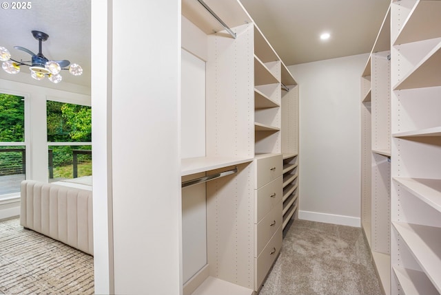 33500 E Bell Rd, Corbett, OR 97019 - spacious closet with a chandelier and light colored carpet