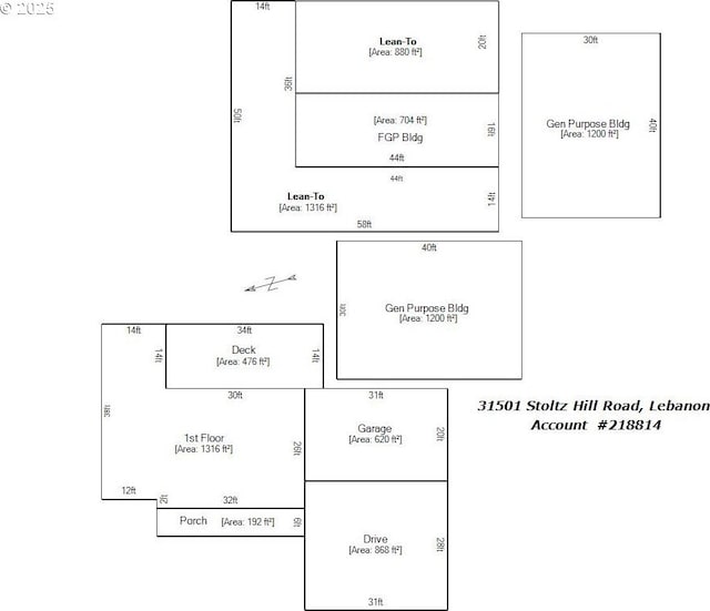 31501 Stoltz Hill Rd, Lebanon, OR 97355 - room layout