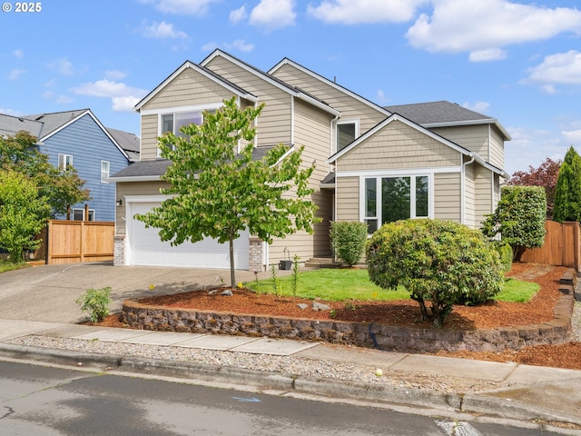 42019 NW Oak Way, Banks, OR 97106 - view of front facade with concrete driveway and an attached garage