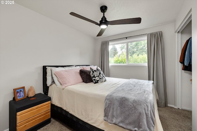7353 SE Thiessen Rd, Milwaukie, OR 97267 - bedroom featuring carpet floors and ceiling fan