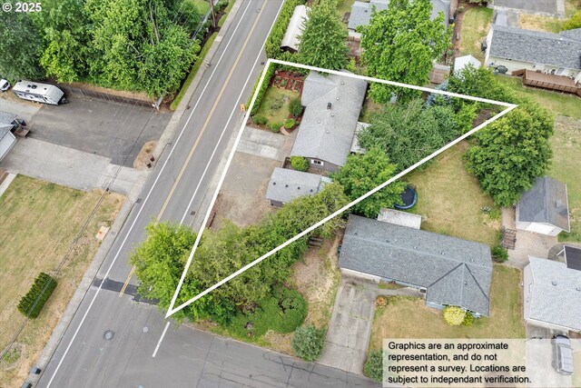 7353 SE Thiessen Rd, Milwaukie, OR 97267 - aerial view of residential area
