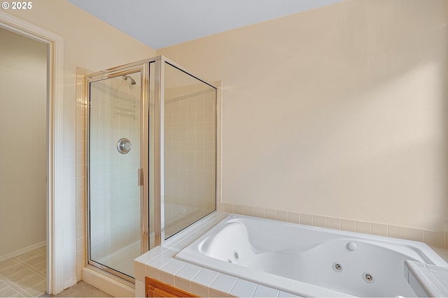 1545 NE Gertz Rd, Portland, OR 97211 - full bathroom with a stall shower and a jetted tub