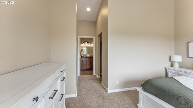 87951 Blazer Ln, Bandon, OR 97411 - bedroom with light colored carpet and baseboards