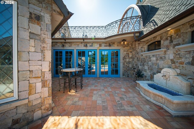 26480 SW Wilken Ln, West Linn, OR 97068 - view of patio featuring french doors