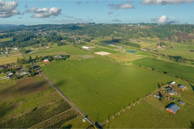 26480 SW Wilken Ln, West Linn, OR 97068 - aerial view of property and surrounding area featuring rural landscape
