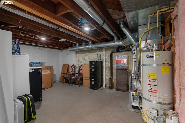 224 NE 44th Ave, Portland, OR 97213 - unfinished basement with water heater