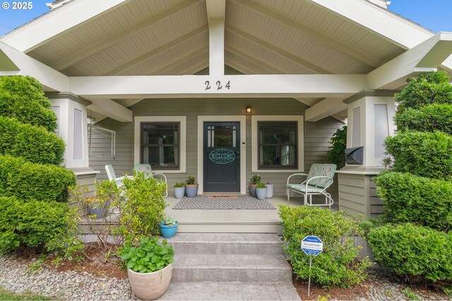 224 NE 44th Ave, Portland, OR 97213 - entrance to property with covered porch