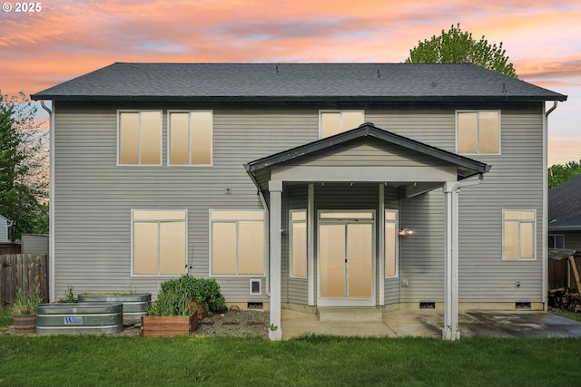 812 NW 13th Ave, Battle Ground, WA 98604 - rear view of house featuring a patio and crawl space