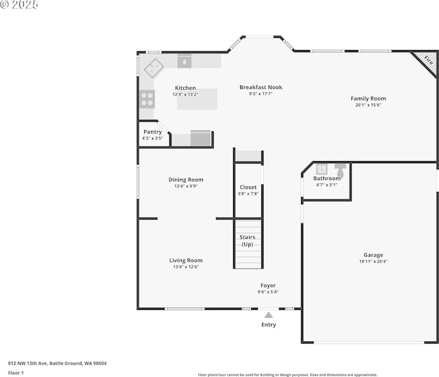 812 NW 13th Ave, Battle Ground, WA 98604 - property floor plan