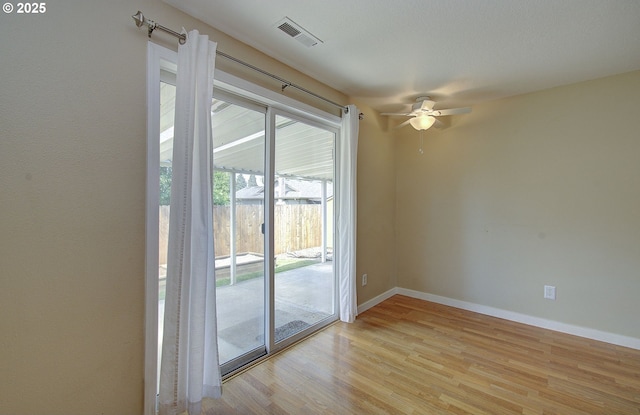 10808 NE 92nd Cir, Vancouver, WA 98662 - unfurnished room featuring light wood finished floors and a ceiling fan