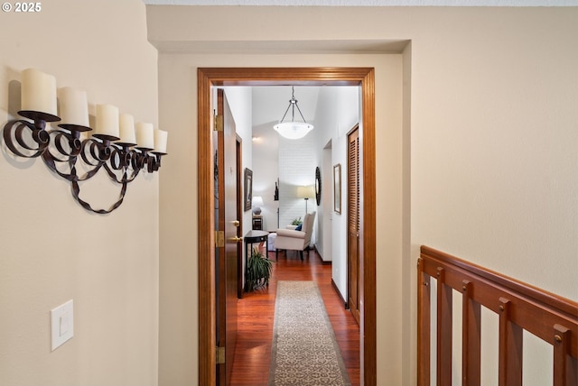 14935 NE Sacramento St Unit 28, Portland, OR 97230 - hall with dark wood finished floors