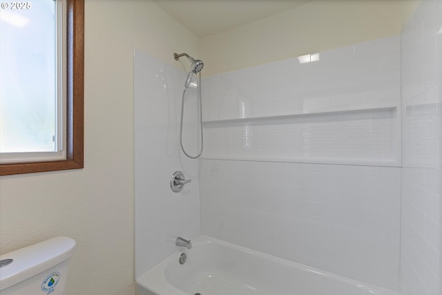 921 SE 168th Ave, Portland, OR 97233 - bathroom featuring tub / shower combination and toilet